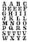 Diamond Dotz® Black Alphabet Sampler Iron-On 'n' Dot Kit